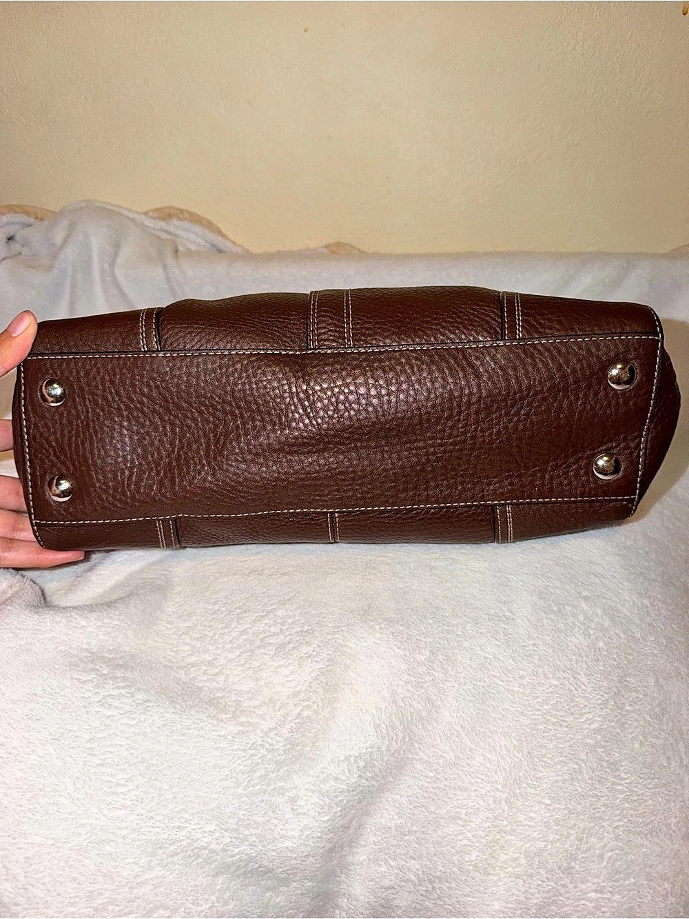 Coach Brown Leather Shoulder Bag - Picture 3 of 7